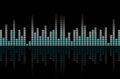 Abstract equalizer - music or technical background Royalty Free Stock Photo