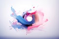 Abstract Eruptions Dynamic Explosions of Color and Form