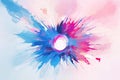 Abstract Eruptions Dynamic Explosions of Color and Form