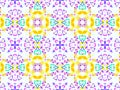 Abstract Ethnic Aquarelle Pattern.