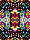 Abstract Ethnic Geometric Pattern Royalty Free Stock Photo