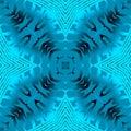 Abstract ethnic style vector seamless pattern. Ornamental light blue grunge background. Repeat tribal backdrop Royalty Free Stock Photo