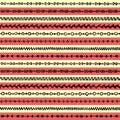 Abstract ethnic tribal stripe border grunge sketch art seamless pattern texture background vector Royalty Free Stock Photo