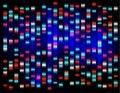 An abstract example of DNA fingerprinting,