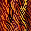 Abstract brown animal exotic pattern in patchwork style. Royalty Free Stock Photo