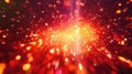 Abstract exploding light particles creating dynamic energy background Royalty Free Stock Photo