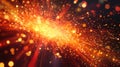 Abstract exploding light particles creating dynamic energy background Royalty Free Stock Photo