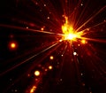 Abstract explosion background