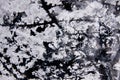 Abstract expressionism pattern. Style of drip painting. Black an