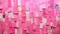 Abstract Expressionistic Pink Paper Wallpaper With Deconstructed Bamboo Collage