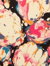 Abstract expressive art. Colorful paint stains. Gouache or acrylic painting. Explosion and splash of colors Royalty Free Stock Photo