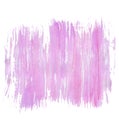 Abstract expressive striped pink watercolor stain
