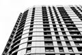 Abstract exterior architectural shot of a City building in London, England