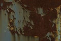 Abstract Extreme Rusted Metal Textures background closeup Royalty Free Stock Photo