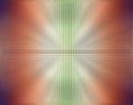 Abstract extruded colorful flare