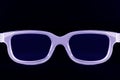 Abstract eye glasses