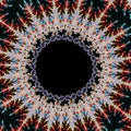 Abstract eye or hole dark fractal