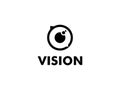 Abstract Eye Vision Logo, Creative Vision logo vector template Royalty Free Stock Photo