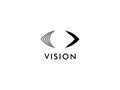 Abstract Eye Vision Logo, Creative Vision logo vector template Royalty Free Stock Photo