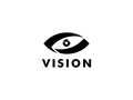 Abstract Eye Vision Logo, Creative Vision logo vector template Royalty Free Stock Photo