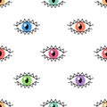 Abstract eyes. Vector