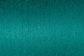 Abstract fabric texture background, close up picture of verdigris green color thread, macro image of textile surface, wallpaper Royalty Free Stock Photo