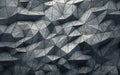 Abstract faceted geometric concrete background. 3d rendering