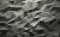 Abstract faceted geometric concrete background. 3d rendering