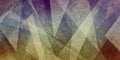 Abstract faded blue green and purple background with texture in modern geometric design with triangle shapes and angled lines