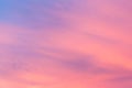 Abstract fantasy aerial view pastel background, Pink sunlight on sweet colorful sky and purple cloud