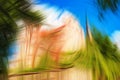 Abstract fantasy background, ecology problematic, green building Royalty Free Stock Photo