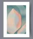 Abstract fantasy pastel sketch wall art print