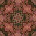 Abstract fantasy pattern in retro style. Beautiful background Royalty Free Stock Photo