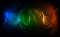 Abstract fantasy rainbow line weave gradient background