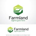 Abstract Farmland Logo Template Design Vector, Emblem, Design Concept, Creative Symbol, Icon