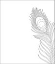 Abstract Feather Design Pattern Laser Cut Stencil files Glass Art