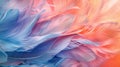 Abstract Feather Pattern on Pastel Color Background