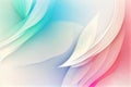 Abstract feather rainbow textile waves background. Holographic neon curved wave in motion. A soft background with a