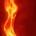 Abstract female fire Royalty Free Stock Photo