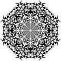 Abstract Fence Element Positive Space Repeating Dual Angle Perspective Intersected Black on transparent background
