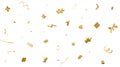 Abstract festive background with tiny golden particles