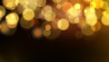 Abstract festive blurred background. Vibrant bokeh lights. Bright defocused glowing lights effect.