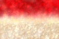 Abstract festive blurred red golden background texture with bokeh circles and glowing stars and lights for Valentine or wedding Royalty Free Stock Photo