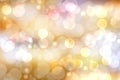 Abstract festive bright gold yellow shining glitter background texture with sparkling stars. Made for valentine, wedding, Royalty Free Stock Photo