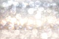 Abstract festive bright silver gold shining glitter background texture with sparkling stars. Made for valentine, wedding,