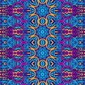 Abstract festive colorful bright vectorl pattern mandala art Royalty Free Stock Photo