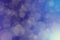 Abstract festive gradient dark blue gray silver bokeh background texture with white bokeh lights. Beautiful backdrop with space Royalty Free Stock Photo