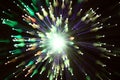 Abstract fibre optic light patterns Royalty Free Stock Photo