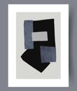 Abstract figures improvisation wall art print