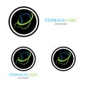 stomache care vector illustration Royalty Free Stock Photo